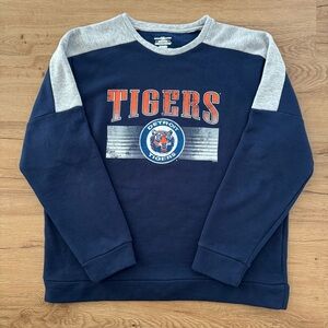 Detroit Tigers Retro Logo Crewneck Sweater MLB Genuine Merchandise